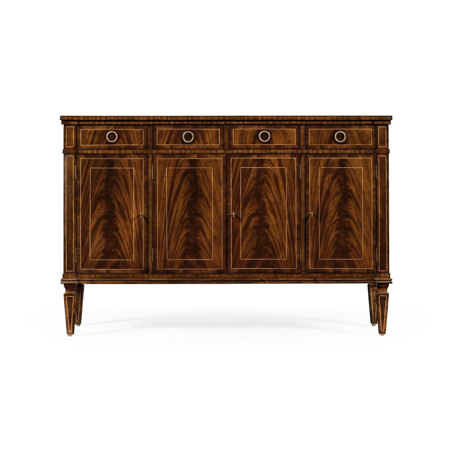 Buckingham Regency Mahogany Sideboard-Jonathan Charles-JCHARLES-494842-MAH-Sideboards & Credenzas-2-France and Son