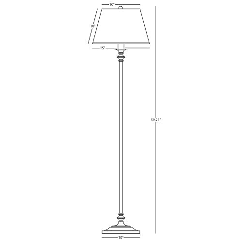 Wilton Floor Lamp-Robert Abbey Fine Lighting-ABBEY-2606X-Floor Lamps-2-France and Son