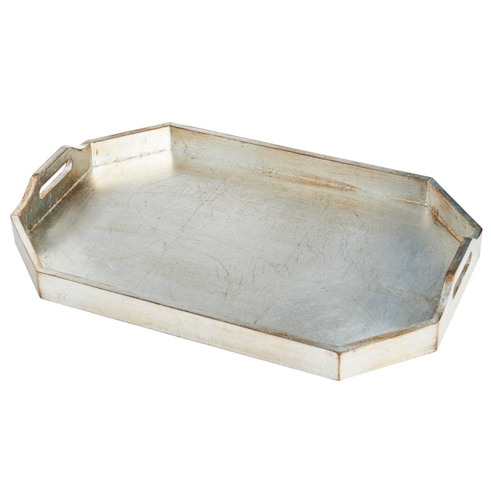 Rectangle Tray, Large-ABIGAILS-ABIGAILS-263001-TraysSilver Finish-2-France and Son