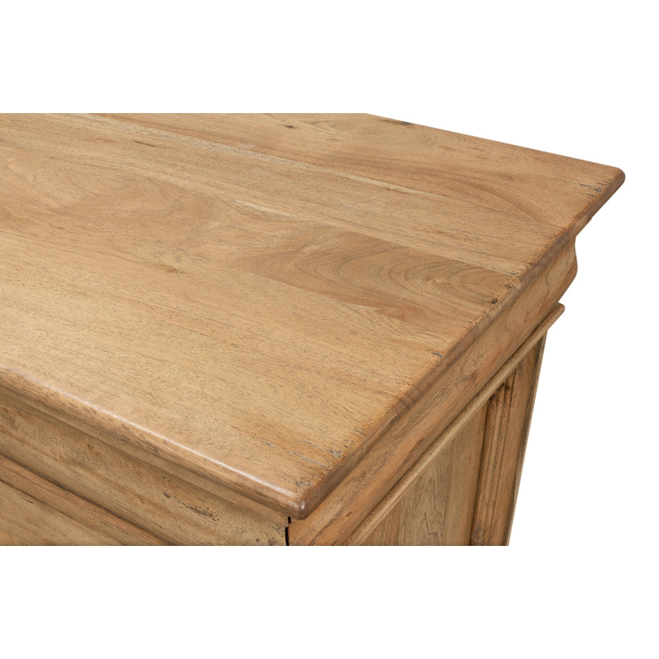 Cafe Au Lait Buffet Driftwood Finish-SARREID-SARREID-27857-Sideboards & Credenzas-4-France and Son