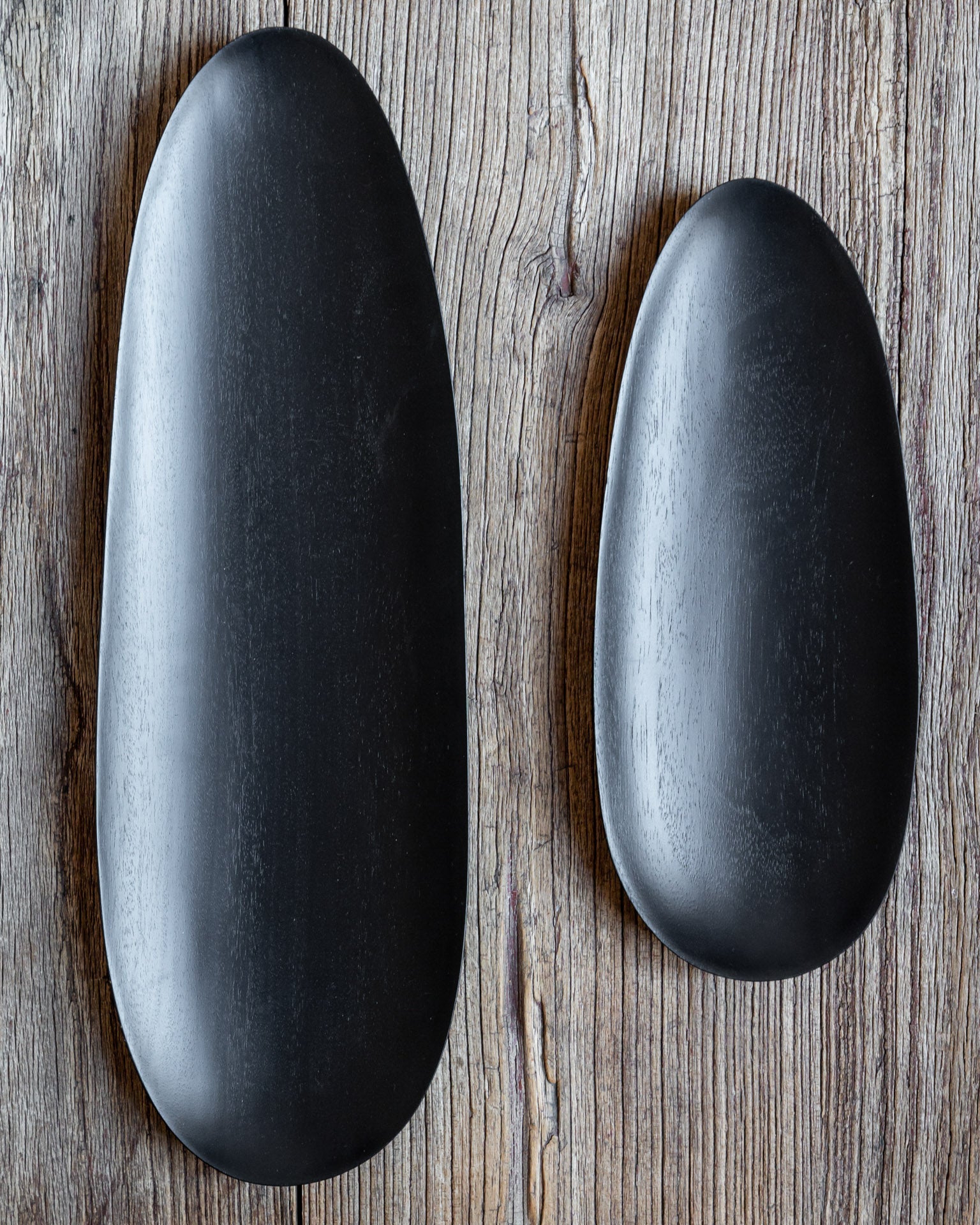 Thin Oval Boards - Black