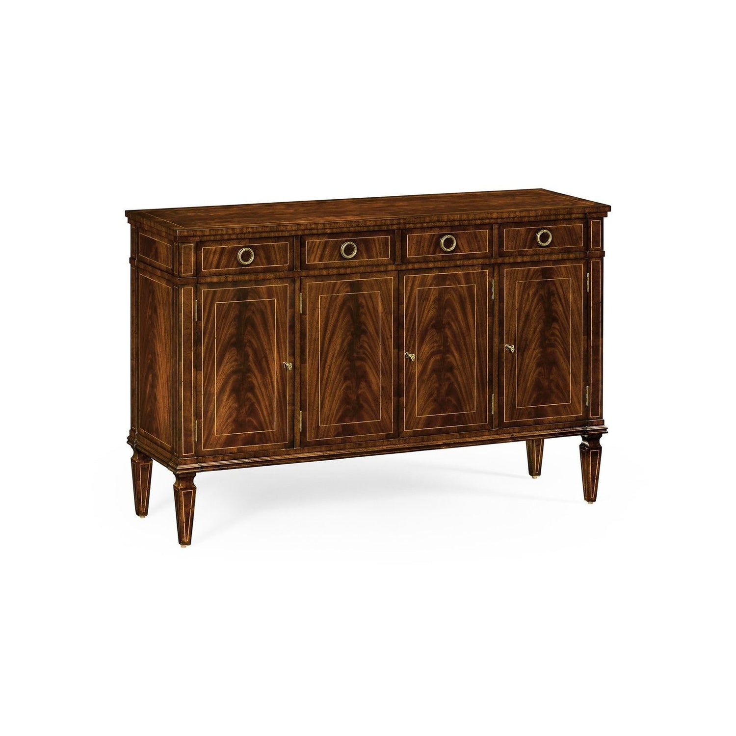 Buckingham Regency Mahogany Sideboard-Jonathan Charles-JCHARLES-494842-MAH-Sideboards & Credenzas-1-France and Son
