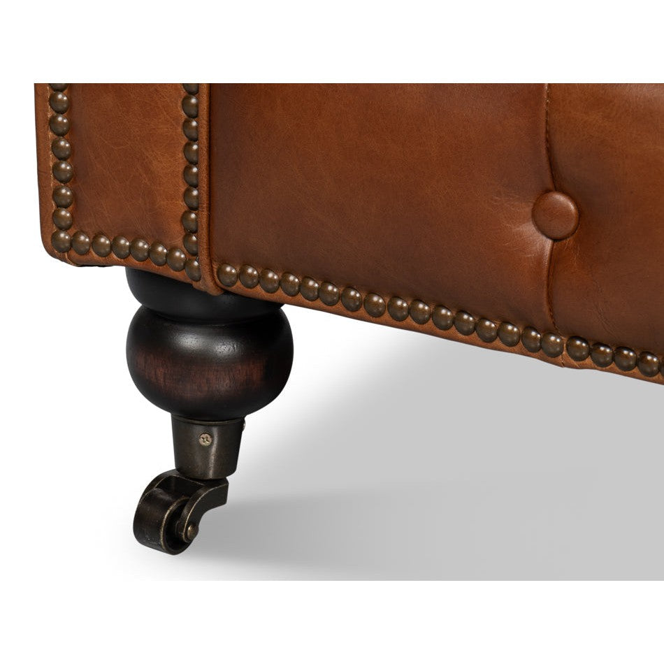 Castered Chesterfield Sofa-SARREID-SARREID-29893-Sofas-6-France and Son