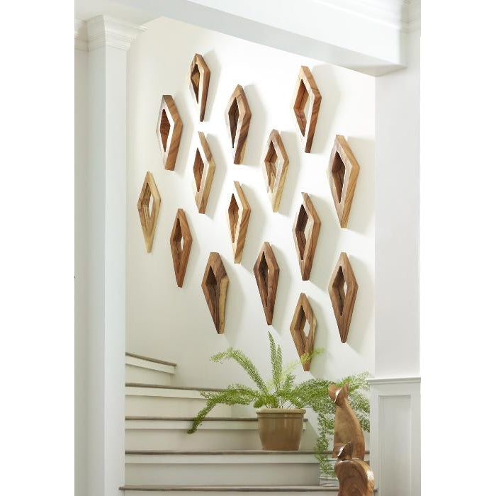 Diamond Chamcha Wood Mirror-Phillips Collection-PHIL-TH95618-MirrorsSmall-3-France and Son