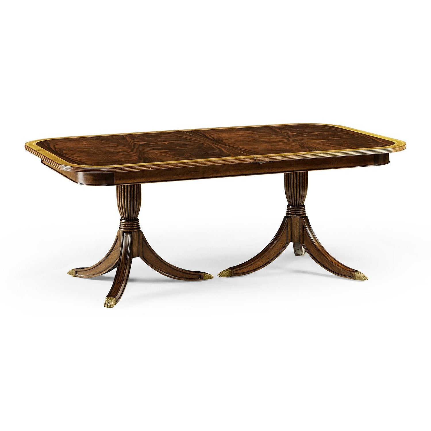 75" Regency Mahogany Extending Dining Table-Jonathan Charles-JCHARLES-492266-75L-MAH-Dining Tables-1-France and Son