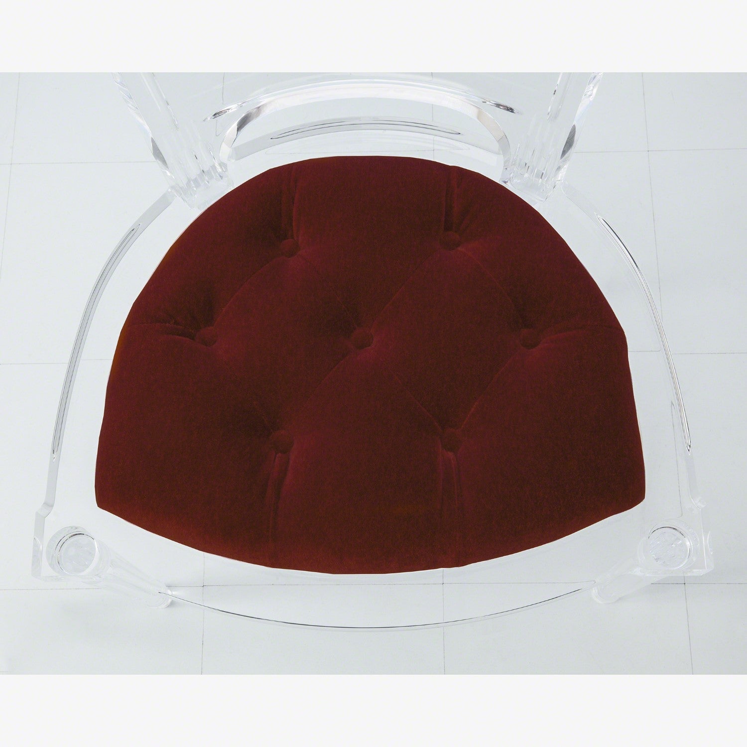 Marilyn Acrylic Arm Chair-Global Views-GVSA-3.31172-Dining ChairsPewter-6-France and Son