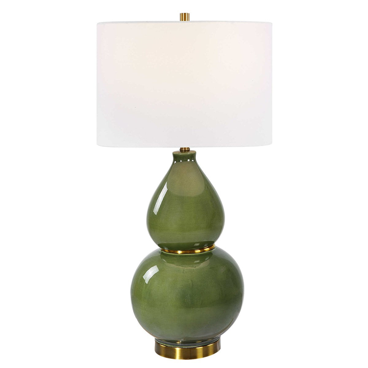 Gourd Green Table Lamp-Uttermost-UTTM-30203-1-Table Lamps-4-France and Son