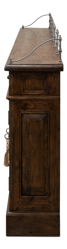 Narrow Sideboard-SARREID-SARREID-30467-Sideboards & Credenzas-6-France and Son
