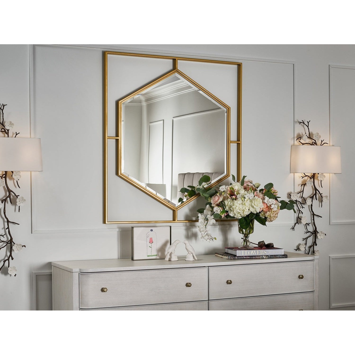 Love Joy Bliss Mirror-Universal Furniture-UNIV-956C04M-Mirrors-2-France and Son