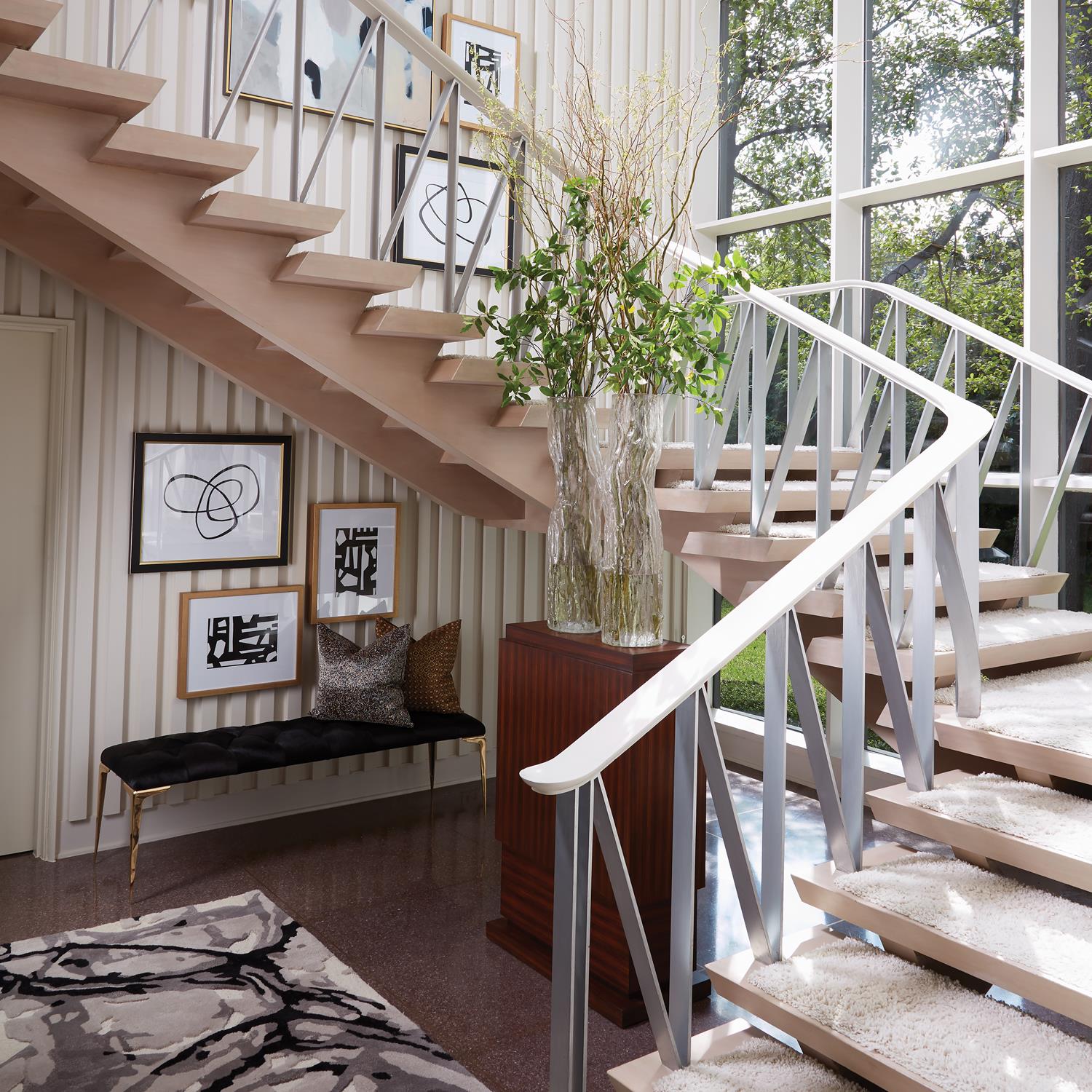 Wide Skyscraper Pedestal-Global Views-GVSA-2342-Side Tables-2-France and Son