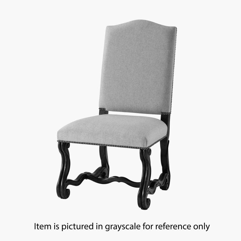 Warmth By The Fireside Dining Side Chair - Grey - Set of 2-Theodore Alexander-THEO-4000-910.1BFH-Dining Chairs-1-France and Son