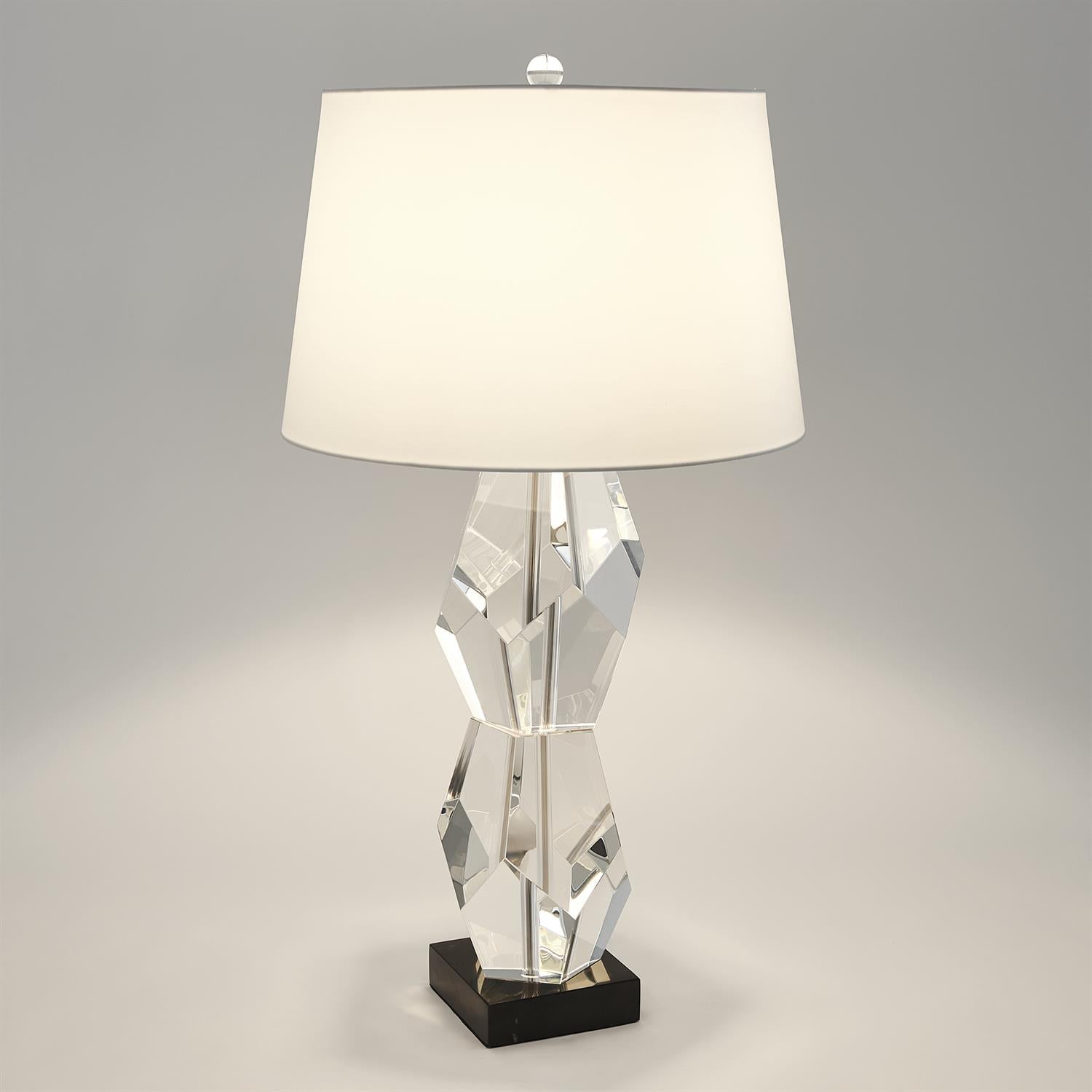Facet Block Lamp - Double-Global Views-GVSA-8.82699-Table Lamps-1-France and Son