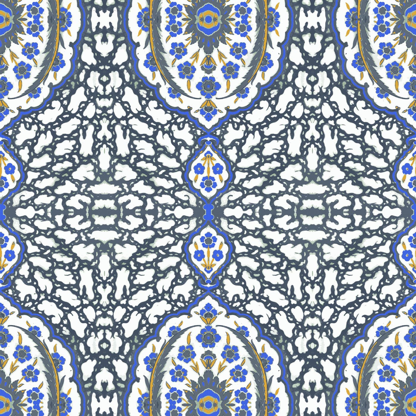 Ottoman Jewel Wallpaper-Mitchell Black-MITCHB-WC380-4-PM-10-Wall DecorPatterns Royal-Premium Matte Paper-11-France and Son