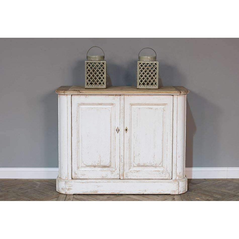 Antique White Wash Sideboard 2 Door-SARREID-SARREID-40118-Sideboards & Credenzas-2-France and Son