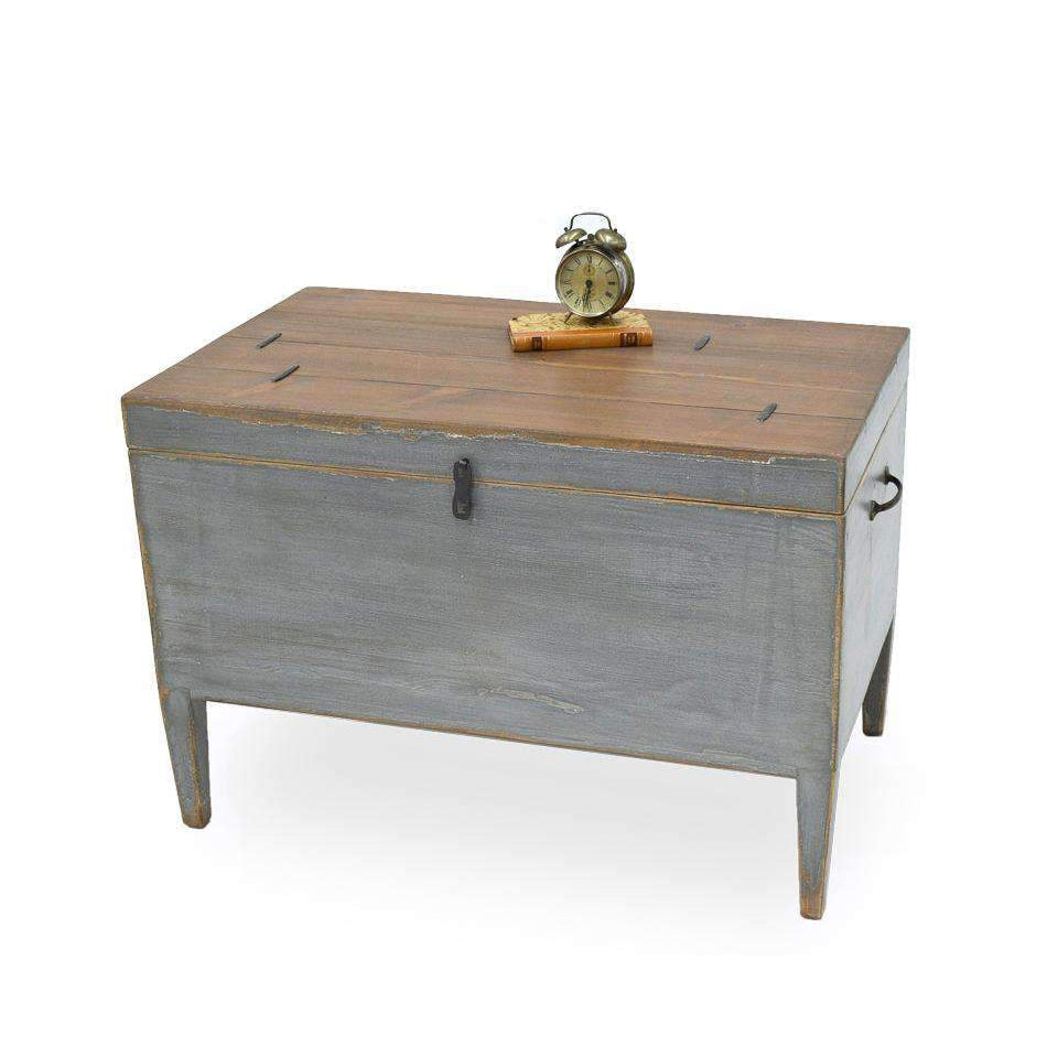 Trunk Side Table W/ Secret Storage-SARREID-SARREID-40222-Side Tables-1-France and Son