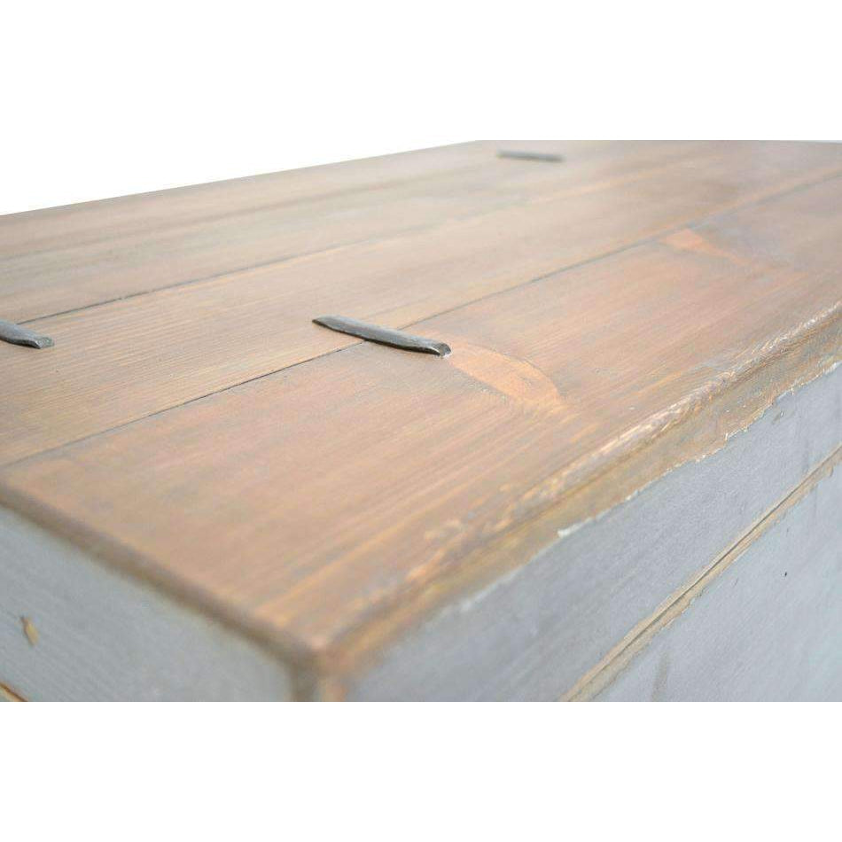 Trunk Side Table W/ Secret Storage-SARREID-SARREID-40222-Side Tables-3-France and Son