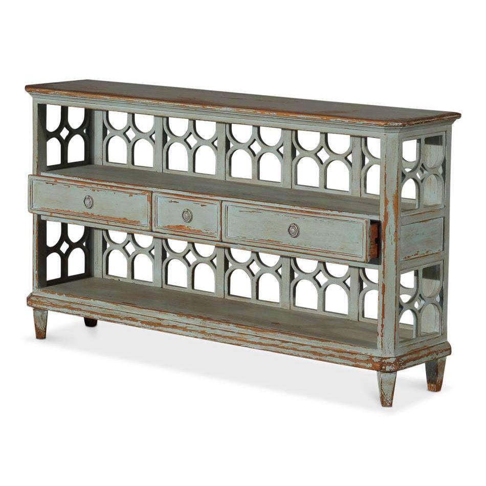 Wine Connoisseur Shelf-SARREID-SARREID-40378-Bar Storage-3-France and Son