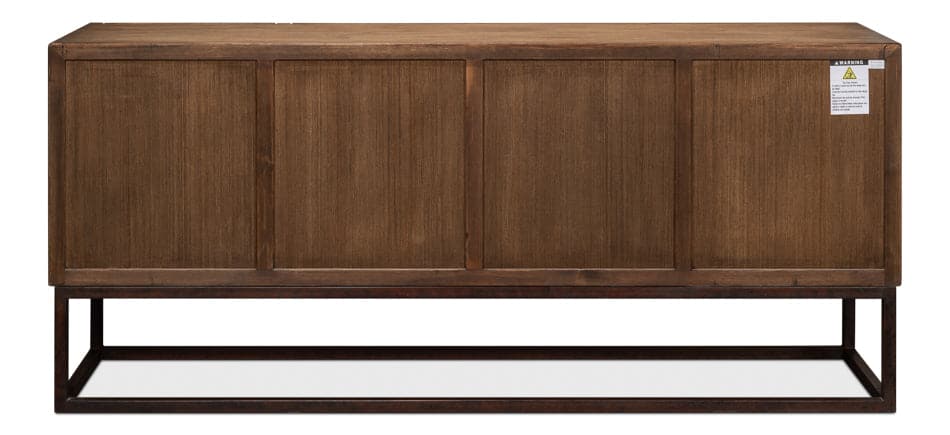 Aztec Sideboard On Stand, Brown