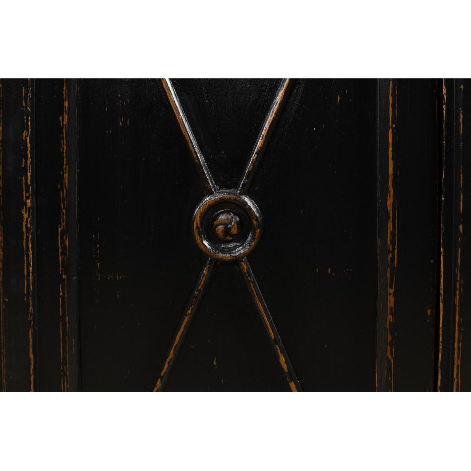 Marksman Sideboard-SARREID-SARREID-40426-2-Sideboards & CredenzasAntique Ebony-9-France and Son