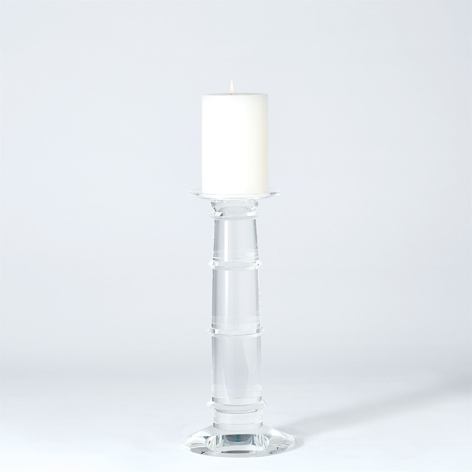 Ice Pillar Holder-Global Views-GVSA-8.81727-Candle HoldersLarge-3-France and Son