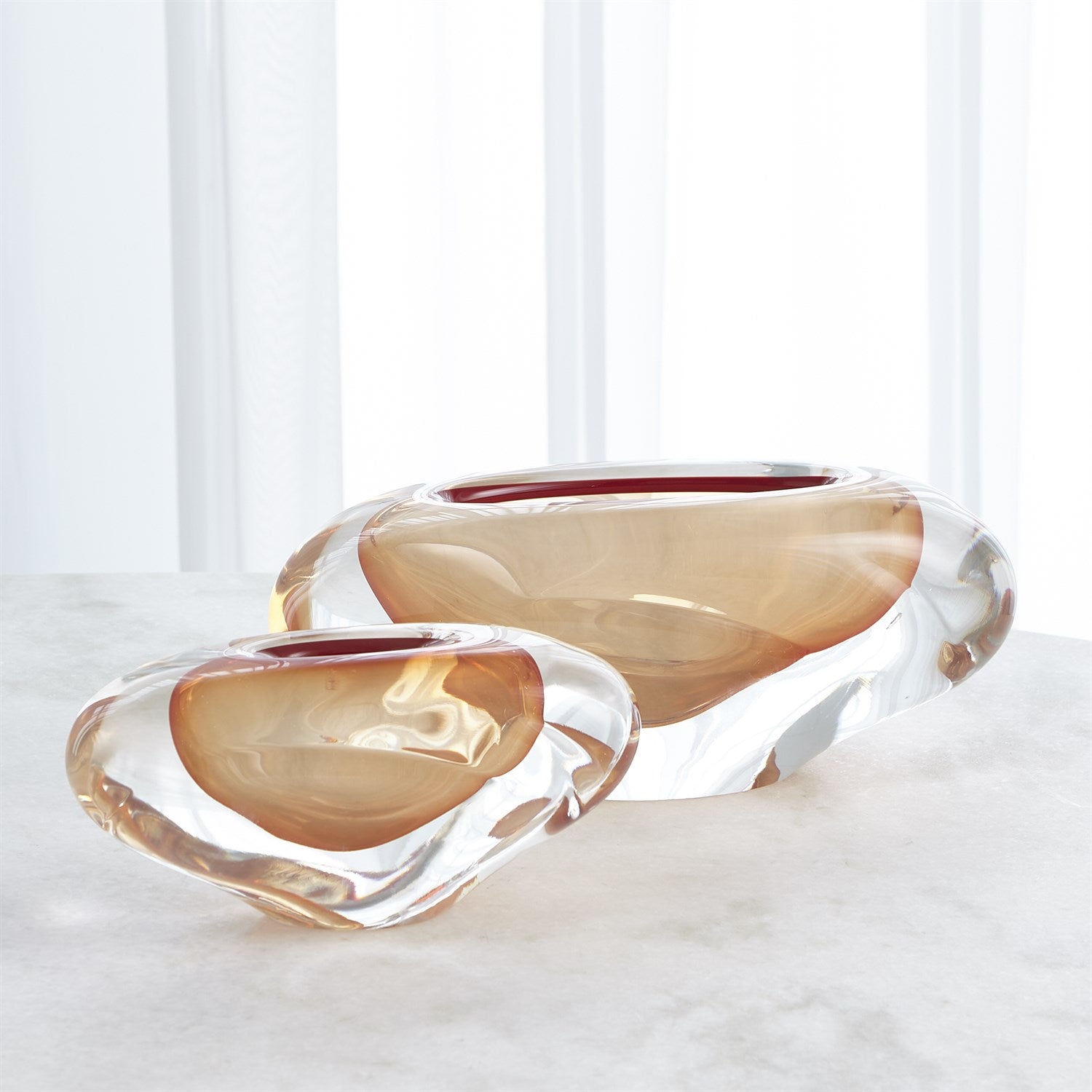 Abstract Bean Vase-Global Views-GVSA-6.60483-VasesPersimmon-2-France and Son