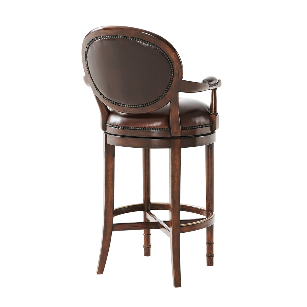 At the Barolo Bar Stool-Theodore Alexander-THEO-4200-144DC-Bar Stools-3-France and Son