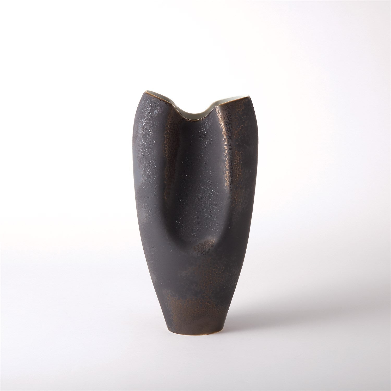 Oxus Pinched Vase-Sm-Global Views-GVSA-7.10217-Vases-2-France and Son