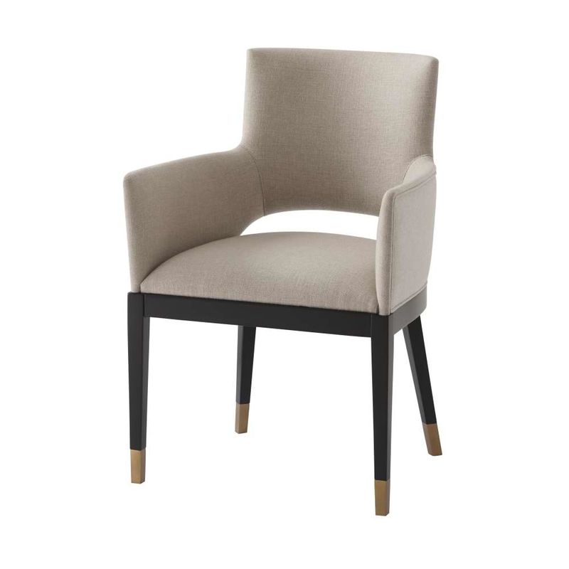 Carlyle Dining Chair - Set of 2-Theodore Alexander-THEO-4102-179.1BFD-Dining Chairs-1-France and Son