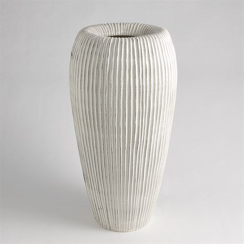Baleen Vase - Ivory w/ Brown Edges-Global Views-GVSA-7.30165-Vases-1-France and Son