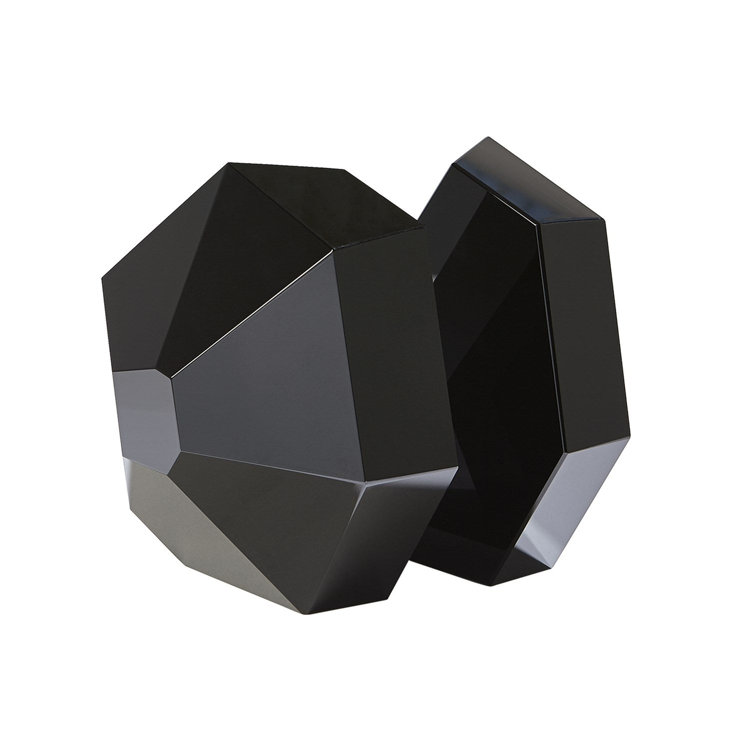 S/2 Crystal Bookends-Global Views-GVSA-8.82943-BookendsBlack-2-France and Son