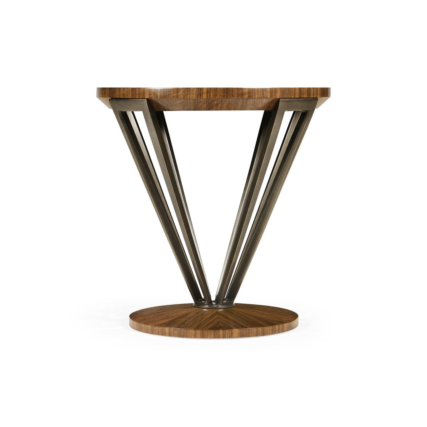 Toulouse Round Lamp Table-Jonathan Charles-JCHARLES-500366-WTL-Side Tables-2-France and Son