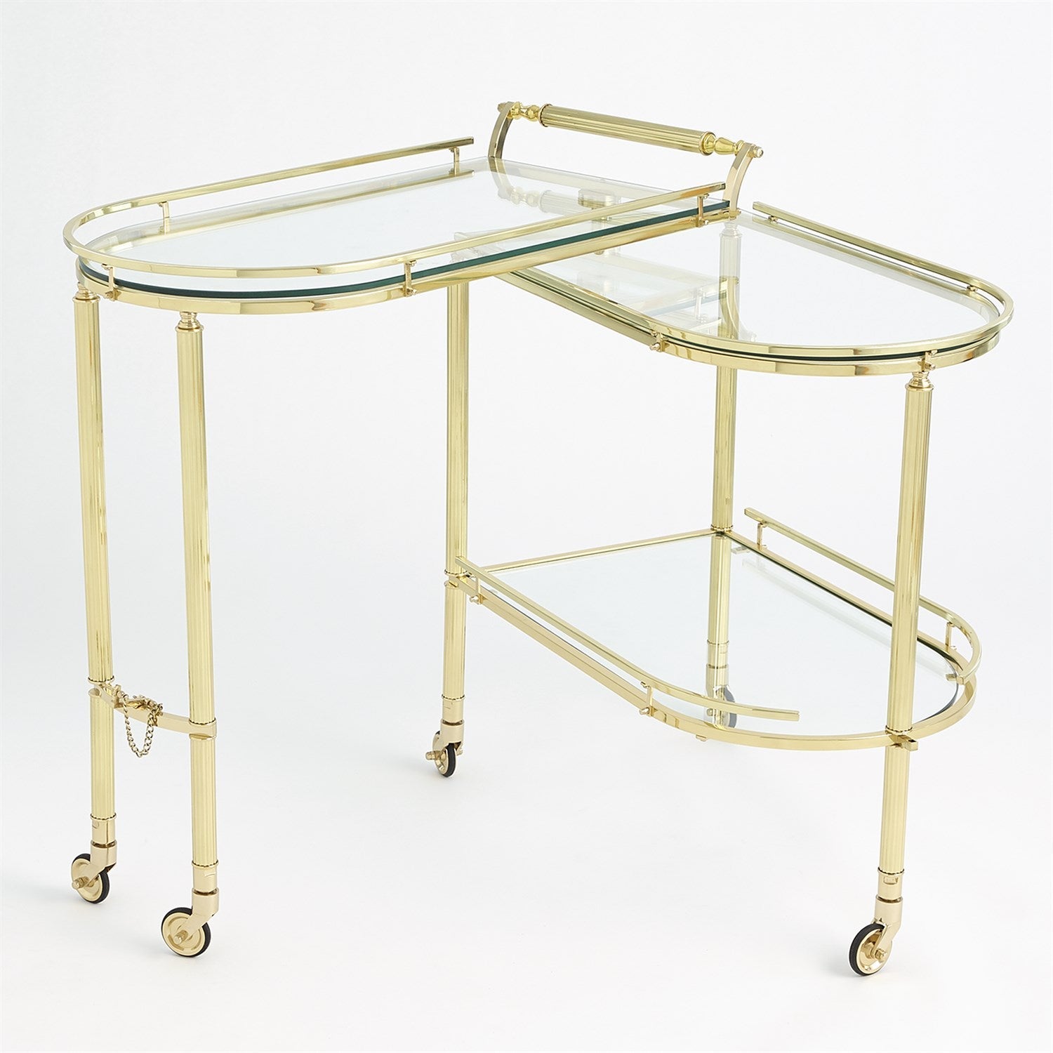 Gallery Folding Bar-Global Views-GVSA-9.93554-Bar DecorShiny Nickel-6-France and Son