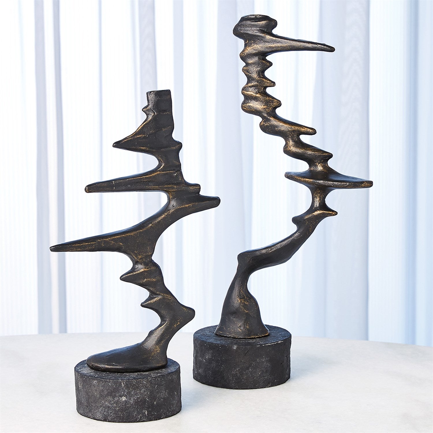 Wind Blown Sculpture-Global Views-GVSA-7.80610-Decorative ObjectsSmall-Bronze-2-France and Son