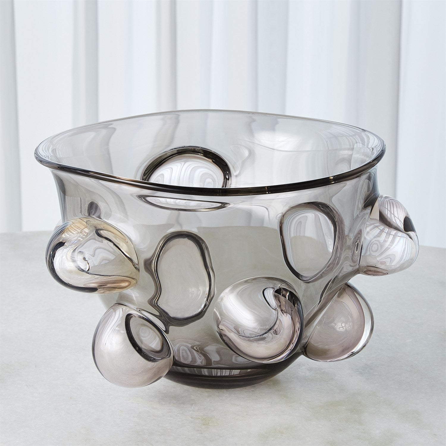 Bubbled Bowl - Smoke Grey-Global Views-GVSA-6.60532-Bowls-2-France and Son