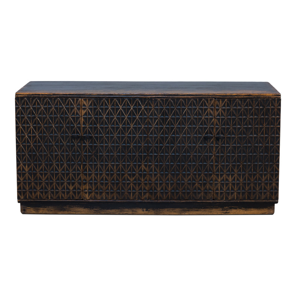 Scrubboard Front Sideboard-SARREID-SARREID-52753-Sideboards & Credenzas-3-France and Son