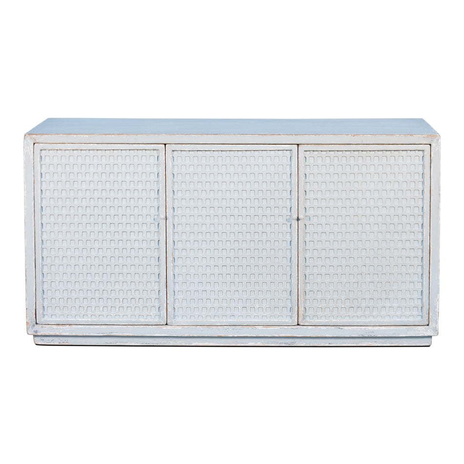 Honeycomb Front Sideboard-SARREID-SARREID-52754-Sideboards & Credenzas-1-France and Son