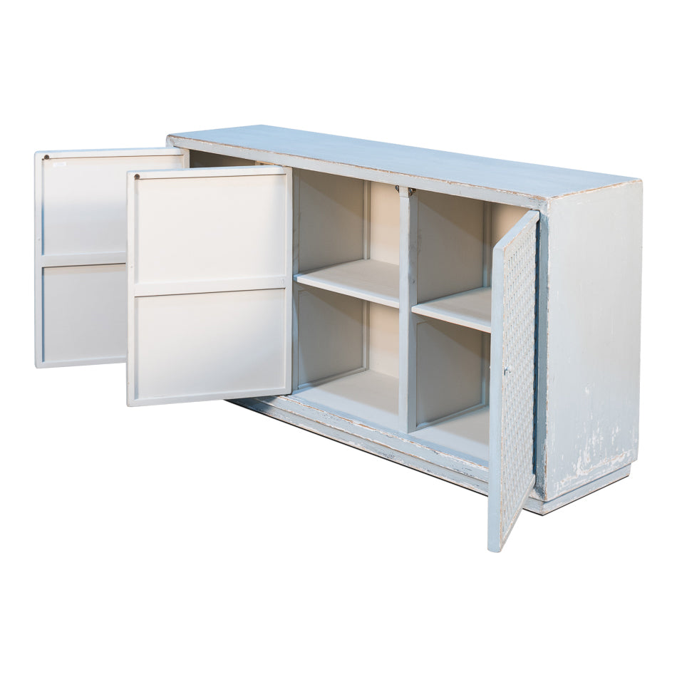 Honeycomb Front Sideboard-SARREID-SARREID-52754-Sideboards & Credenzas-3-France and Son