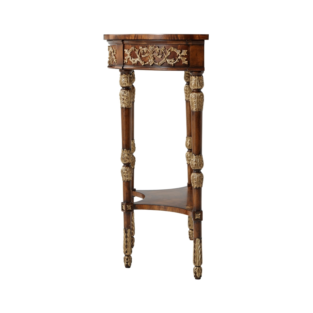 Beauty of Leaves Accent Console Table-Theodore Alexander-THEO-5300-083-Console Tables-3-France and Son