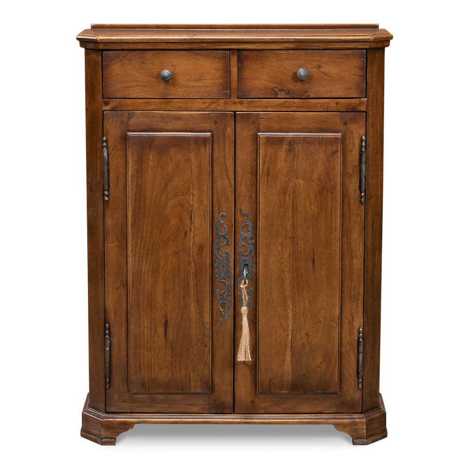Austrian Hall Cabinet Fruitwood-SARREID-SARREID-53025-Bookcases & Cabinets-1-France and Son