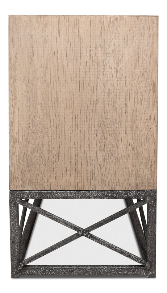 Vineyards Two Drawer Chest-SARREID-SARREID-53347-Dressers-3-France and Son