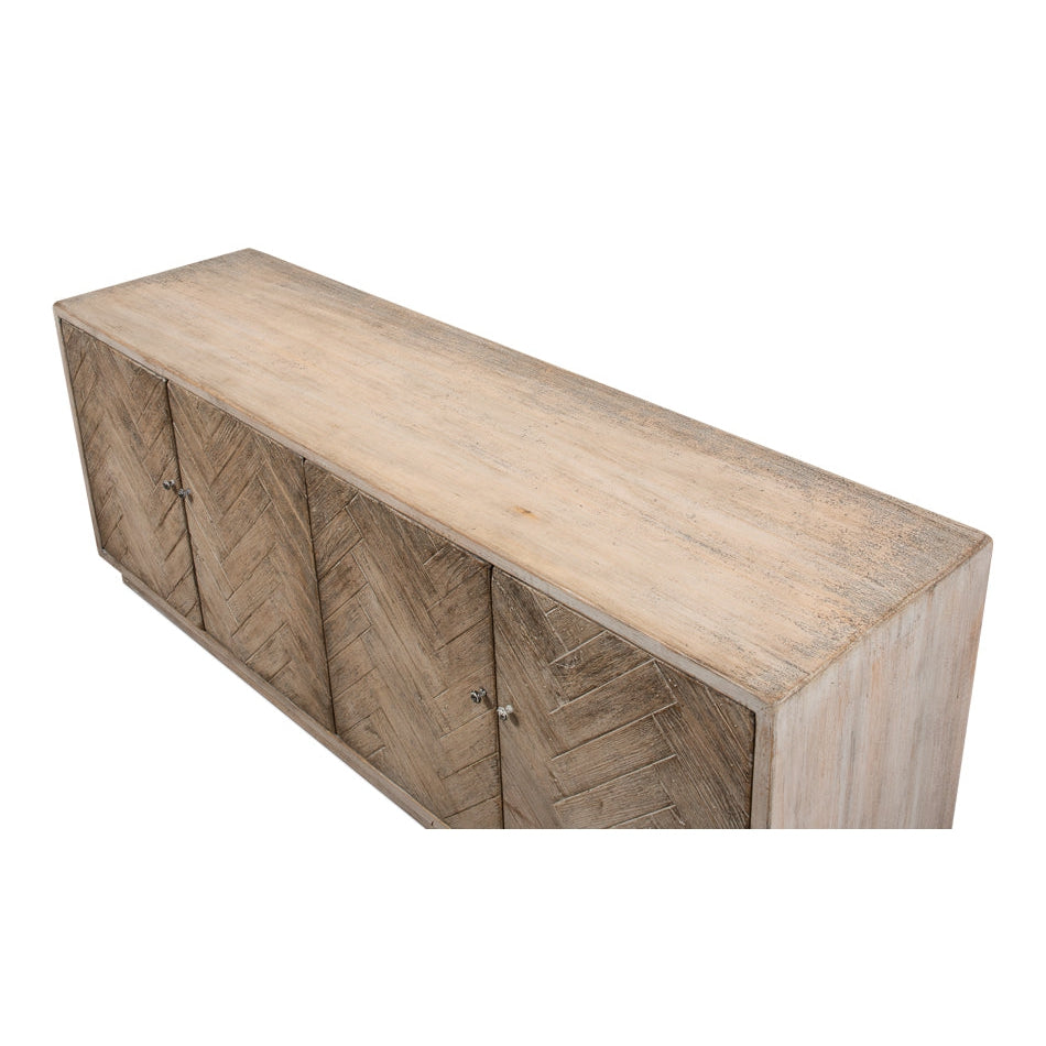 Amalia Tv Stand-SARREID-SARREID-53417-1-Sideboards & CredenzasStone Grey-5-France and Son