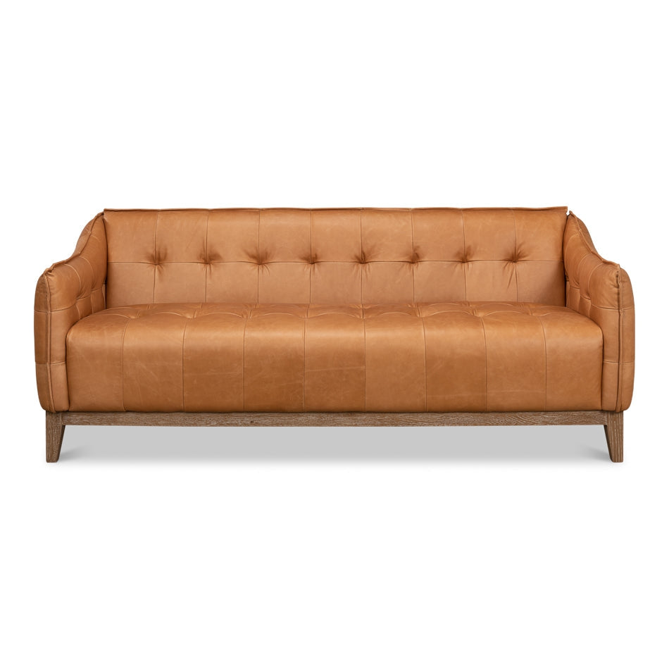 Isaac Leather Sofa-SARREID-SARREID-53480-Sofas-1-France and Son