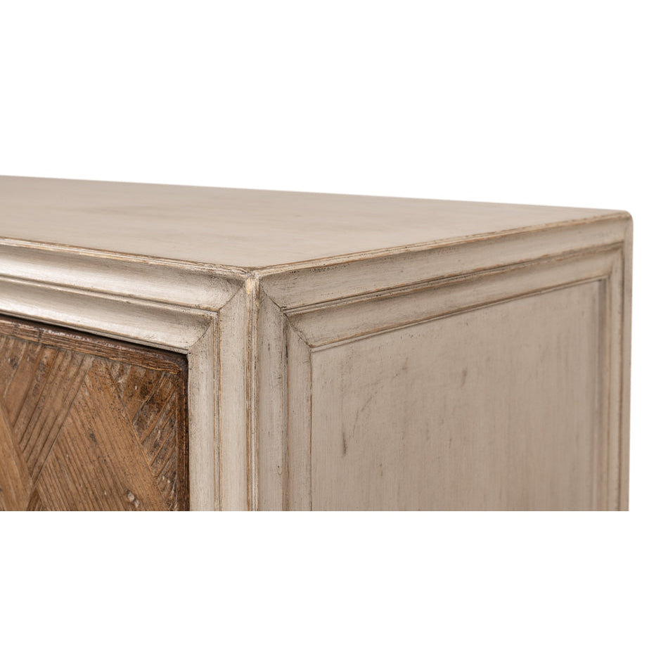 Argyle Sideboard 2 Doors-SARREID-SARREID-53492-1-Sideboards & CredenzasStone Grey-5-France and Son