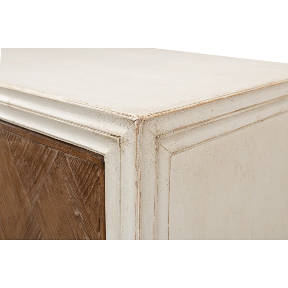 Argyle Sideboard 2 Doors-SARREID-SARREID-53492-1-Sideboards & CredenzasStone Grey-6-France and Son