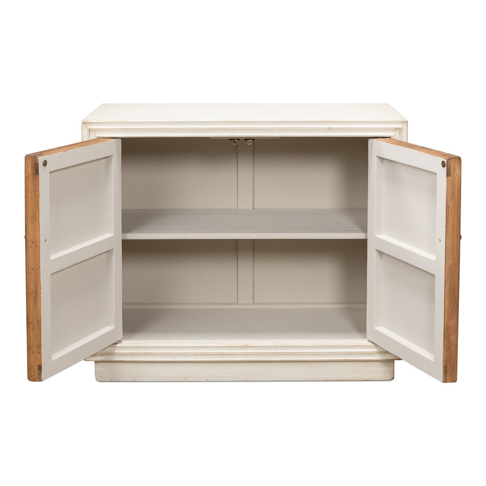 Argyle Sideboard 2 Doors-SARREID-SARREID-53492-1-Sideboards & CredenzasStone Grey-4-France and Son