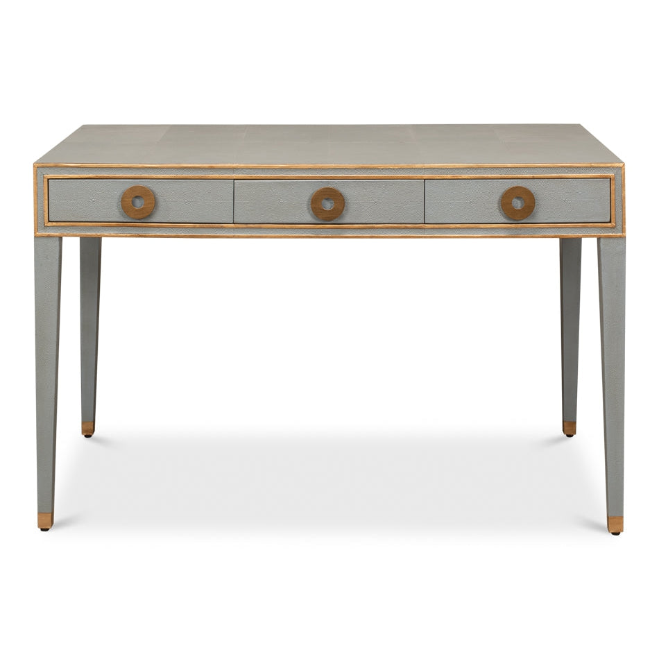Gabriella Shagreen Desk-SARREID-SARREID-53571-2-DesksStorm Grey Finish-2-France and Son