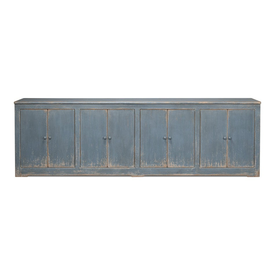 Eight Is Enough Sideboard-SARREID-SARREID-53886-Sideboards & CredenzasBlue/Grey-2-France and Son
