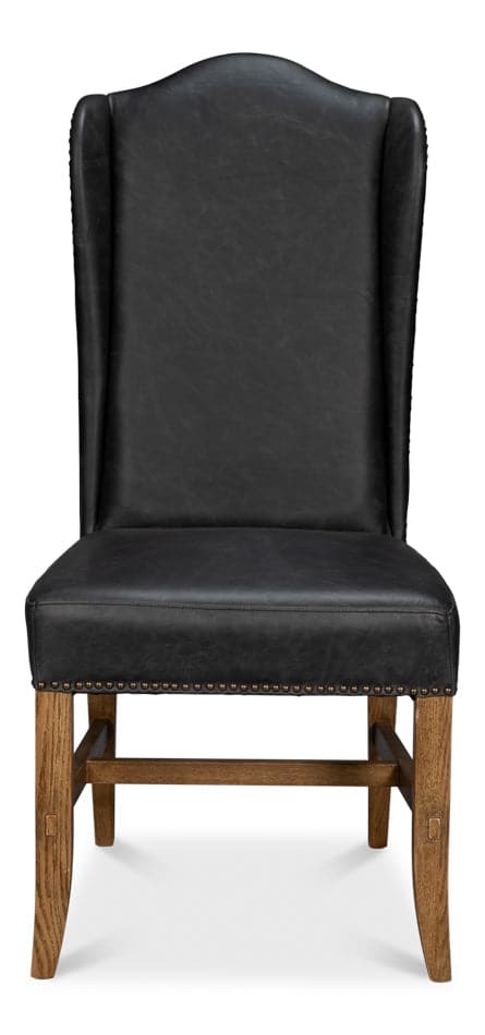 Mercado High Back Dining Chair, Black