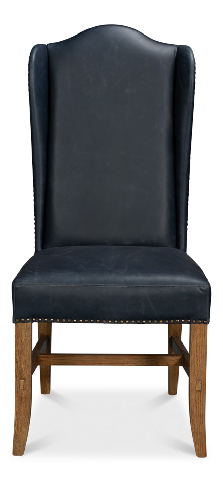 Mercado High Back Dining Chair, Blue