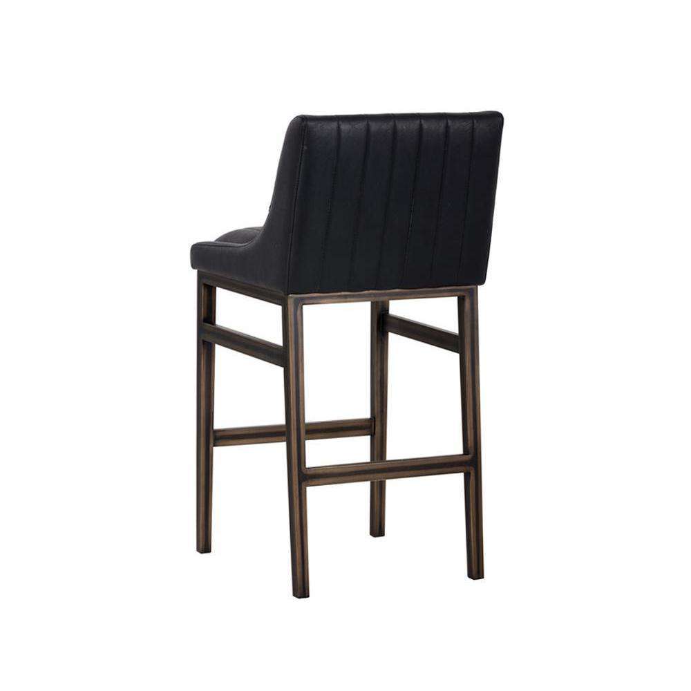 Halden Armless Barstool-Sunpan-SUNPAN-101743-Bar StoolsBlack-4-France and Son